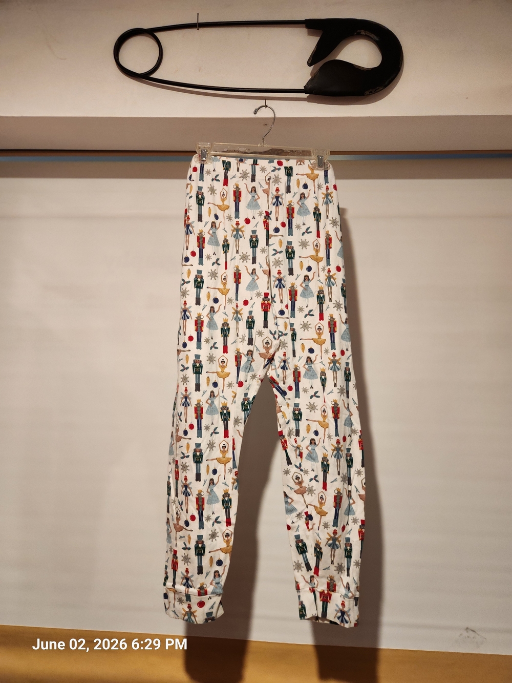 Carter's White Adult Nutcracker Print Pajama Pants